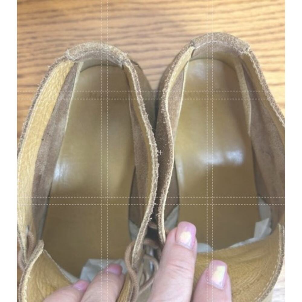 Mango Desert Boot Size Carmel Brown Suede Men's Size 8 - Picture 4 of 8